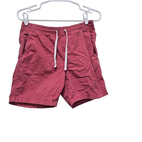 J.Crew Red Cotton Pull-On Shorts Size Small - Picture 1 of 8